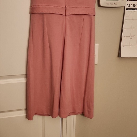 Lilly Pulitzer Pink Sheath Dress w/ Scallop Detail & Belt Size 4 - Picture 10 of 10